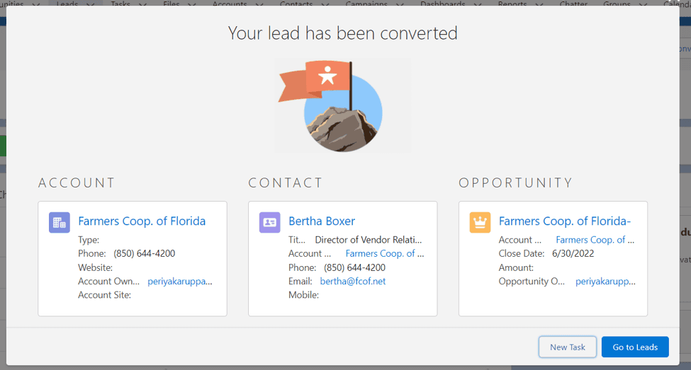 LEAD CONVERSION