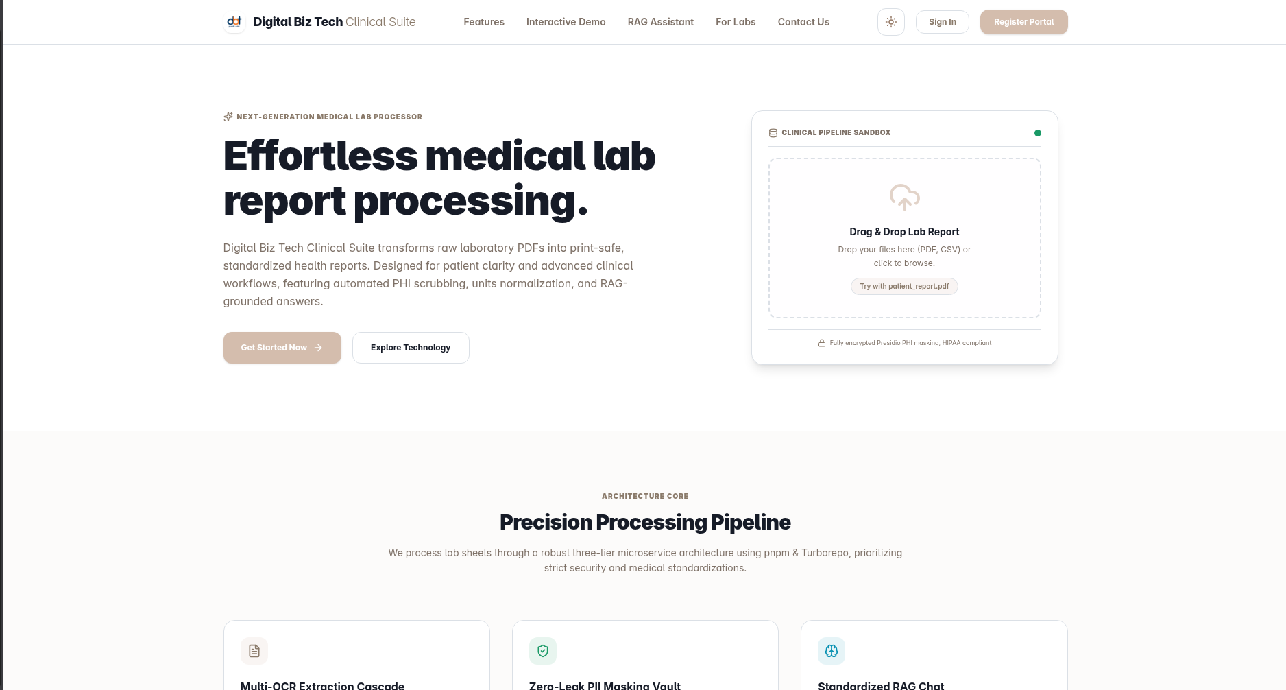 Landing Page
