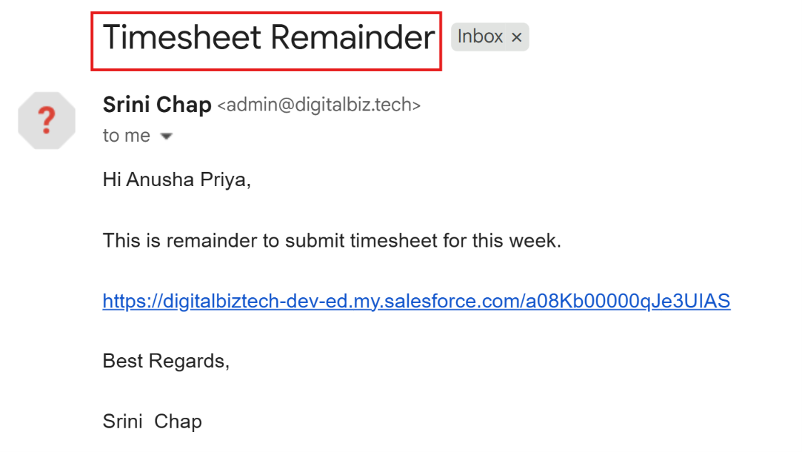 Automated Reminders