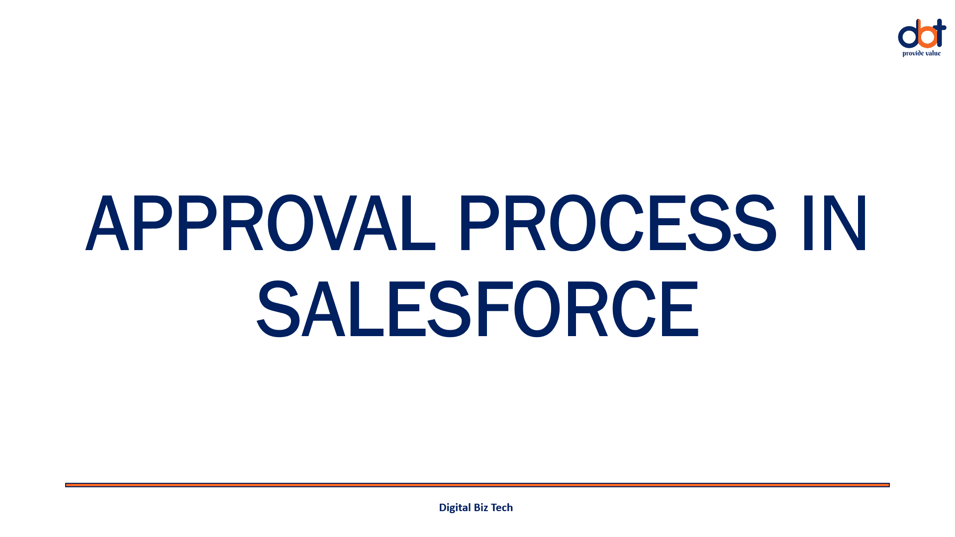 Approval Process in Salesforce