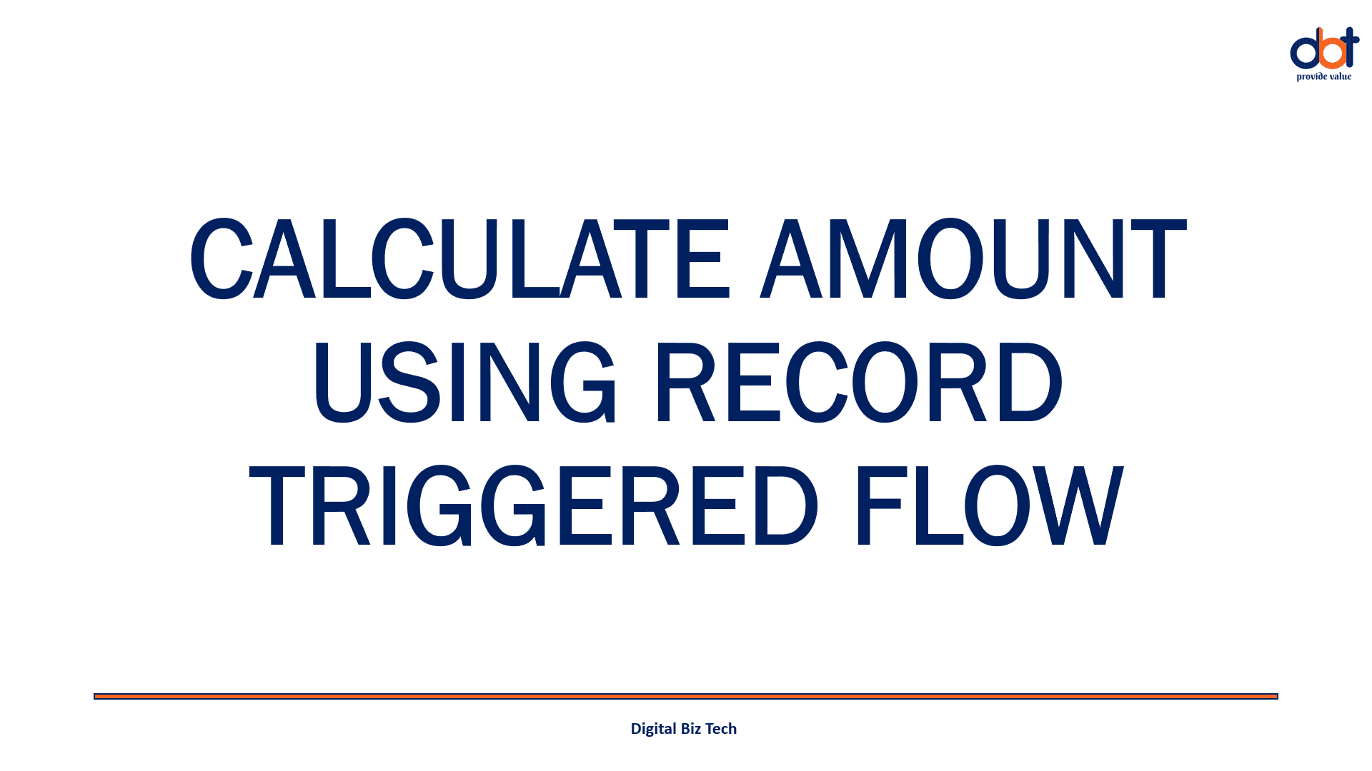 Calculate Amount using Record Triggered Flow